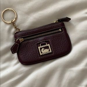 Dooney & Bourke keychain coin purse